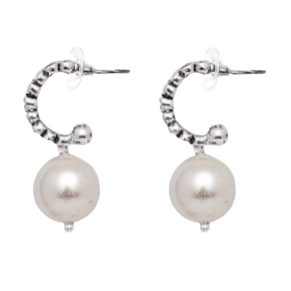 PREMIER DESIGNS • Girl’s Best Friend Four Way Style Earrings Huggie Hoops - Picture 8 of 9